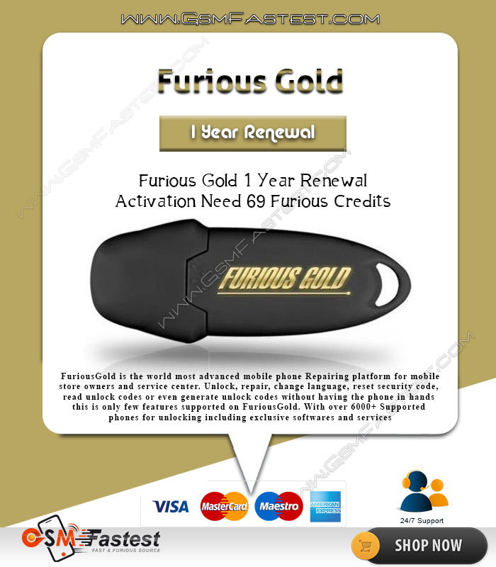Furious Gold Yearly Activation