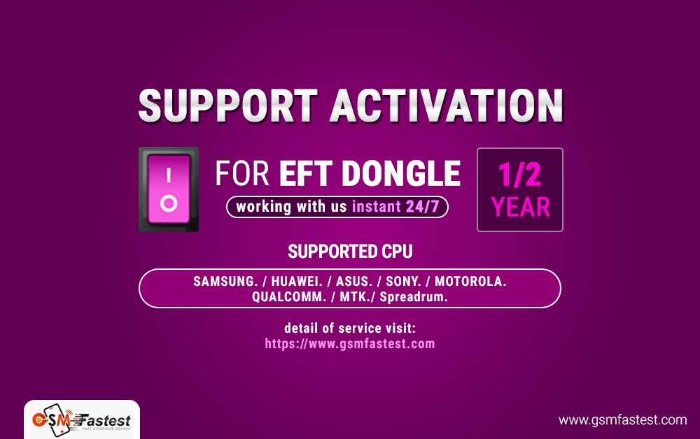 EFT Dongle 2 Year Support Activation (Instant)	