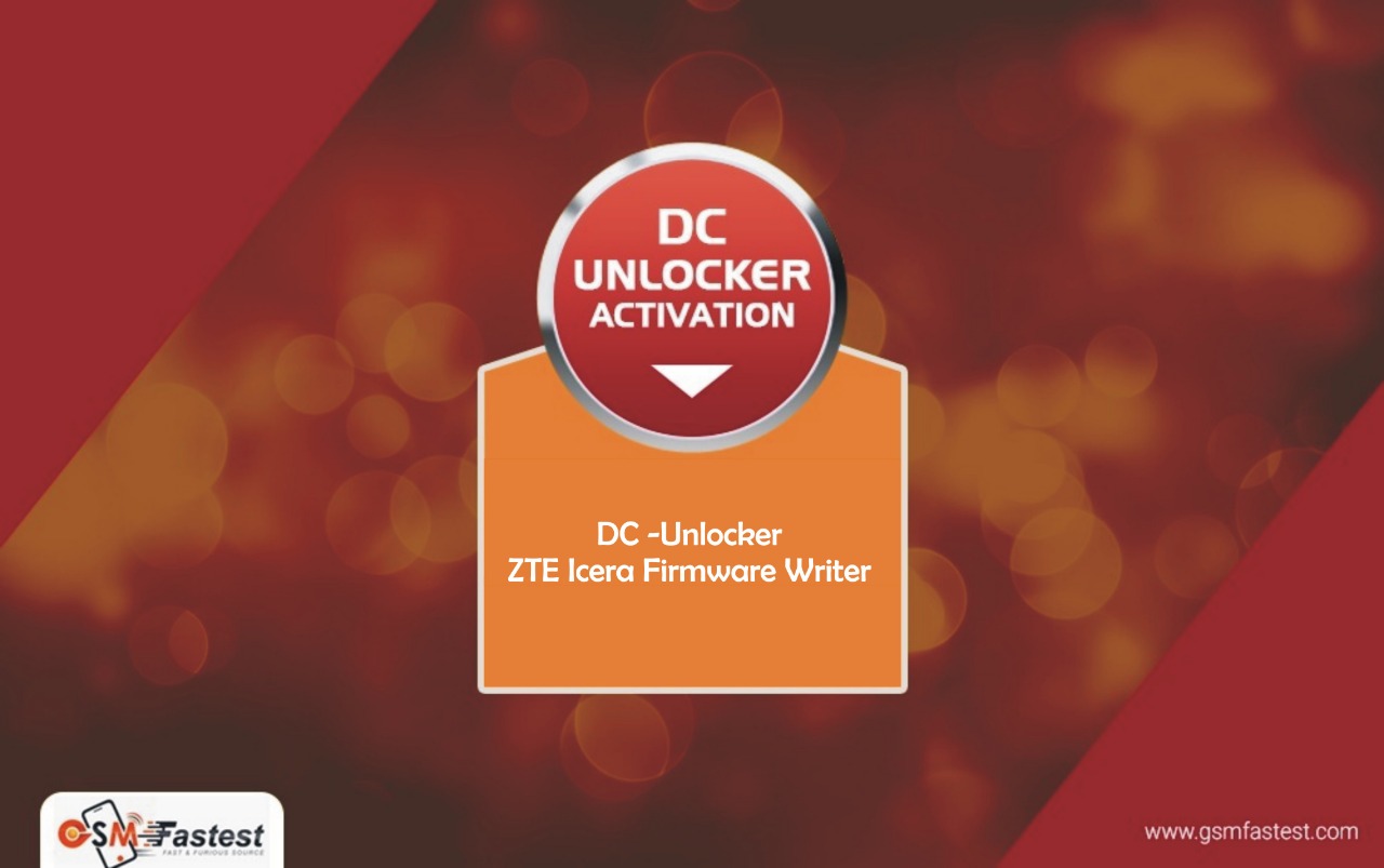 DC Unlocker Unlimited ZTE Icera firmware writer