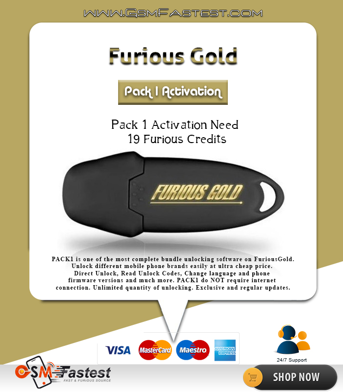 Furious Gold Pack 1 Activation