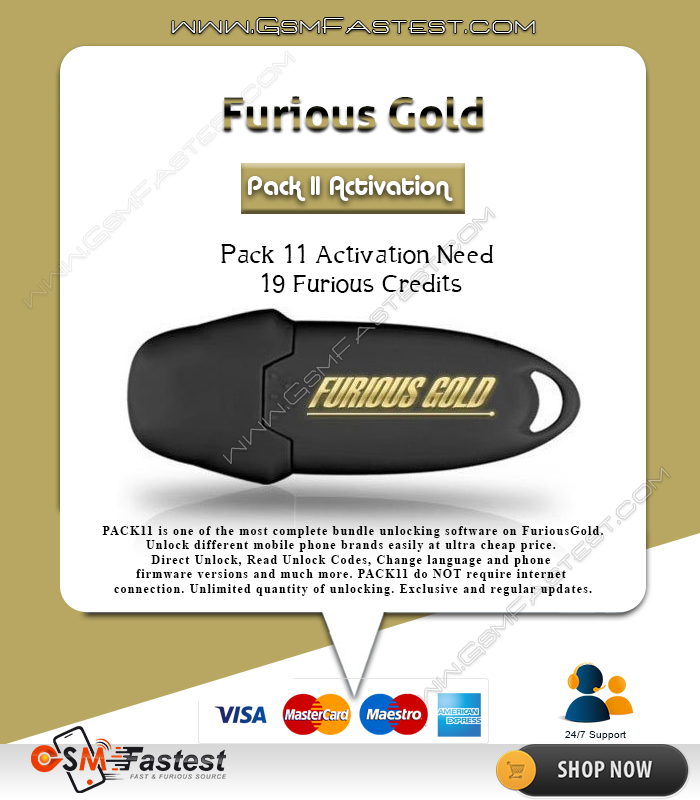 Furious Gold Pack 11 Activation