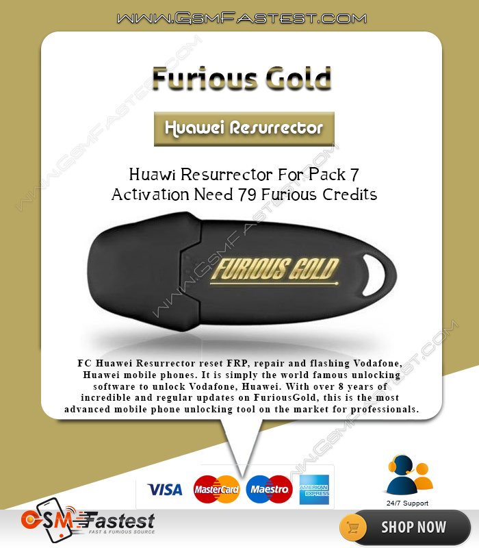 Furious Gold Huawei RESURRECTOR For Pack 7