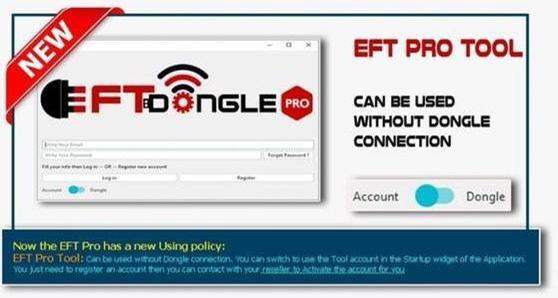 EFT Pro Tool No need Dongle 1 Year Plan